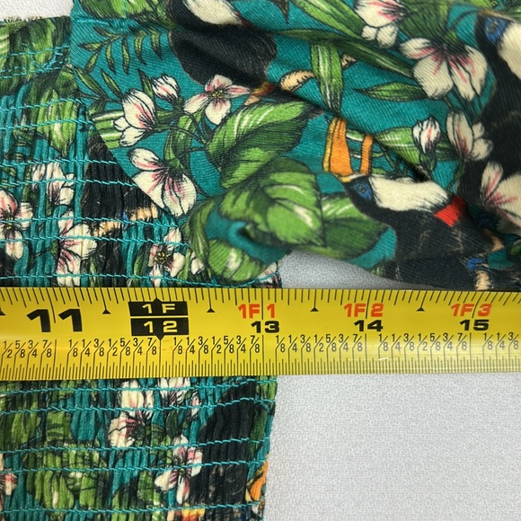 Dolan Anthropologie Smocked Toucan Top - Picture 8 of 8